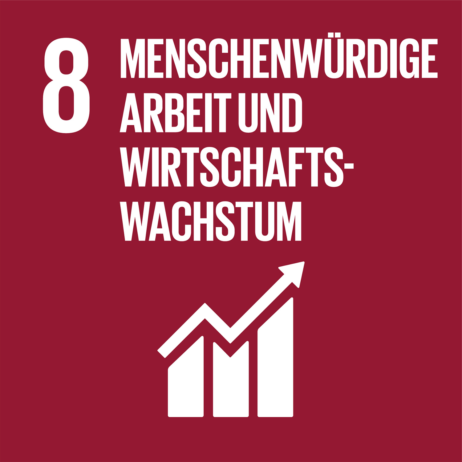 German version of the UN SDG icon